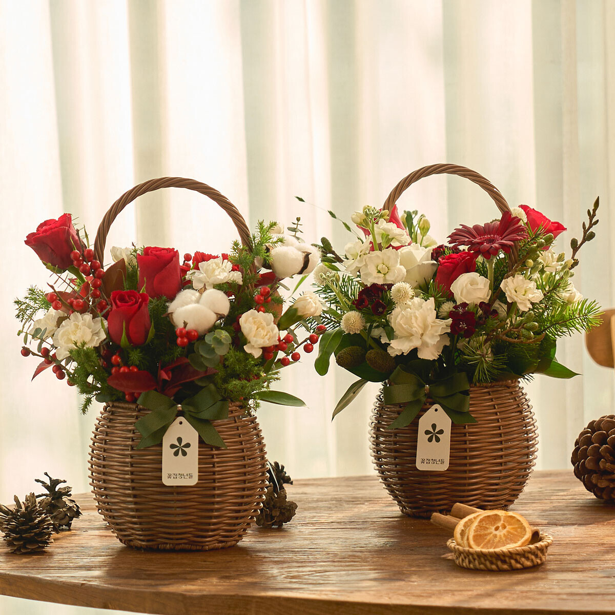 꽃집청년들,X-mas 계절 꽃바구니