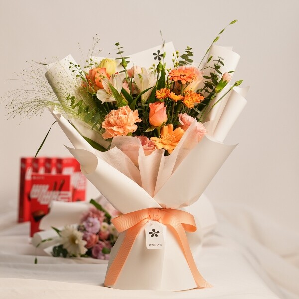 꽃집청년들,계절 꽃다발+빼빼로 5개