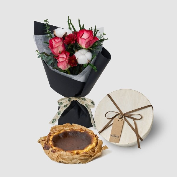 꽃집청년들,크리스마스 꽃다발+디엔타르 케이크