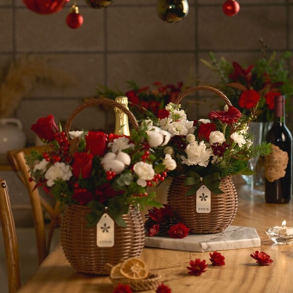 꽃집청년들,X-mas 계절 꽃바구니